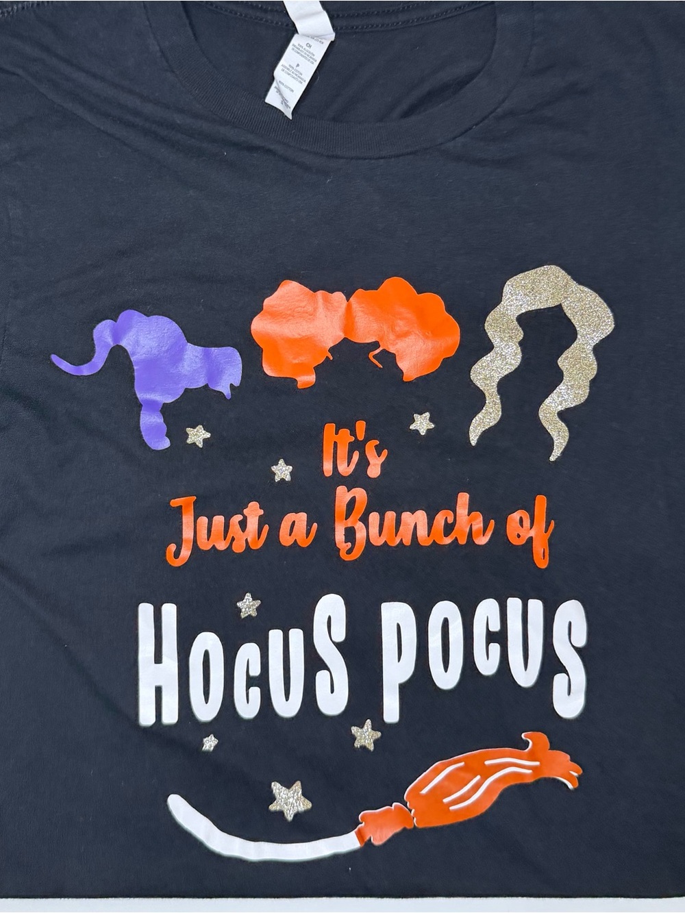 Disney Hocus Pocus Tee - Black with Orange, Purple & Gold